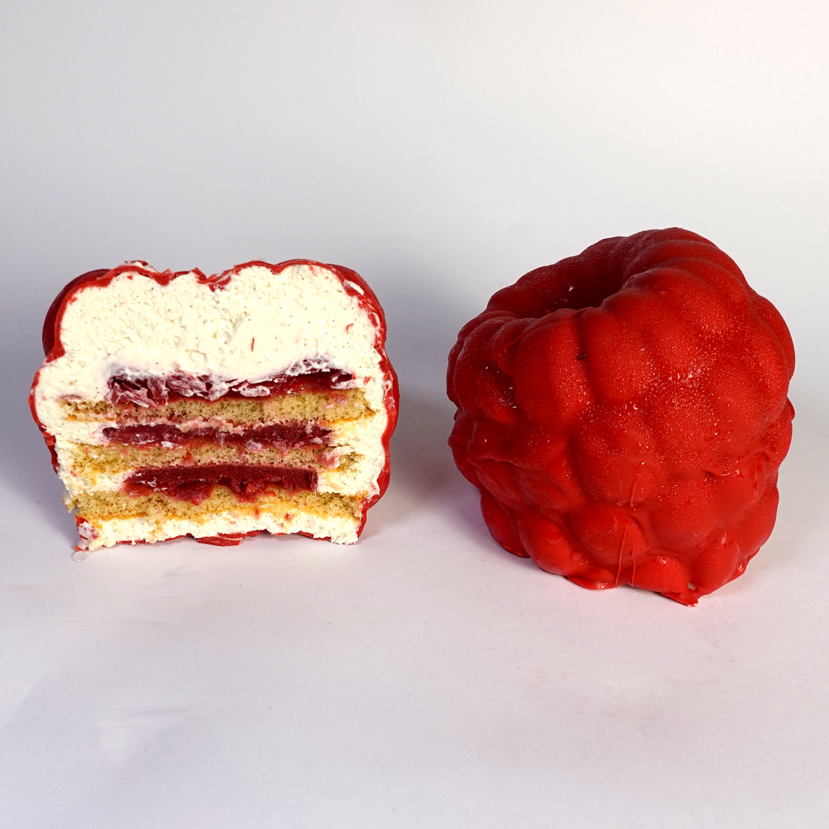 XL Himbeere Frucht Dessert